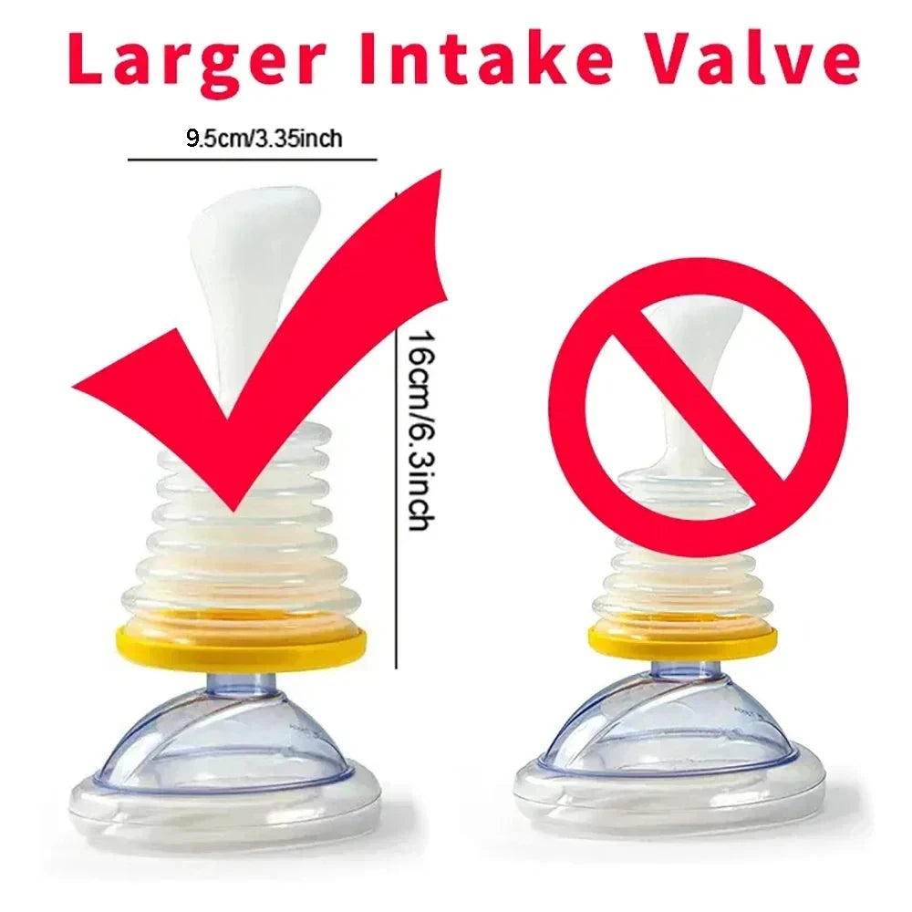 LifeVac Yellow Travel Kit - Portable Suction Rescue Device, First Aid Kit for Kids and Adults, Portable Airway Suction Device for Children and Adults